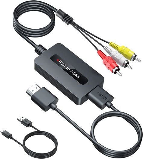 rca adapter for tv|Amazon.com: Rca To Hdmi Adapter.